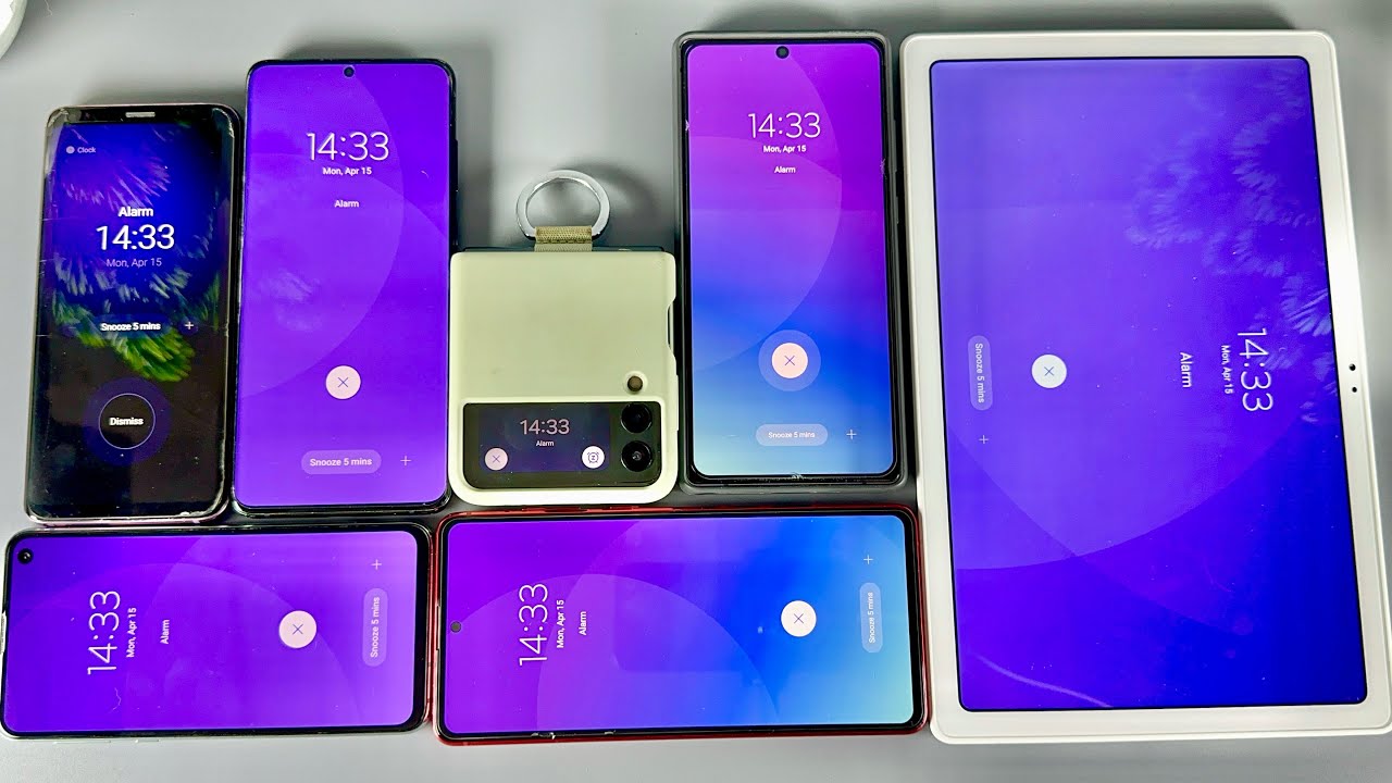 Alarm Clock + Timer ON | Samsung Galaxy Tablet 3 + Z Flip 3 + Redmi + Realme + Samsung S10e