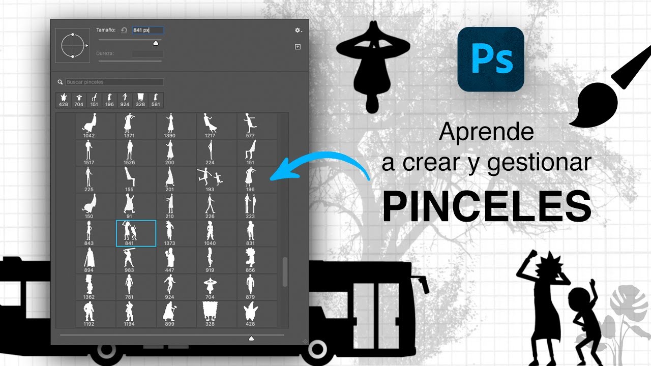 Cómo CREAR Y GESTIONAR PINCELES en Photoshop | Photoshop para Arquitectos