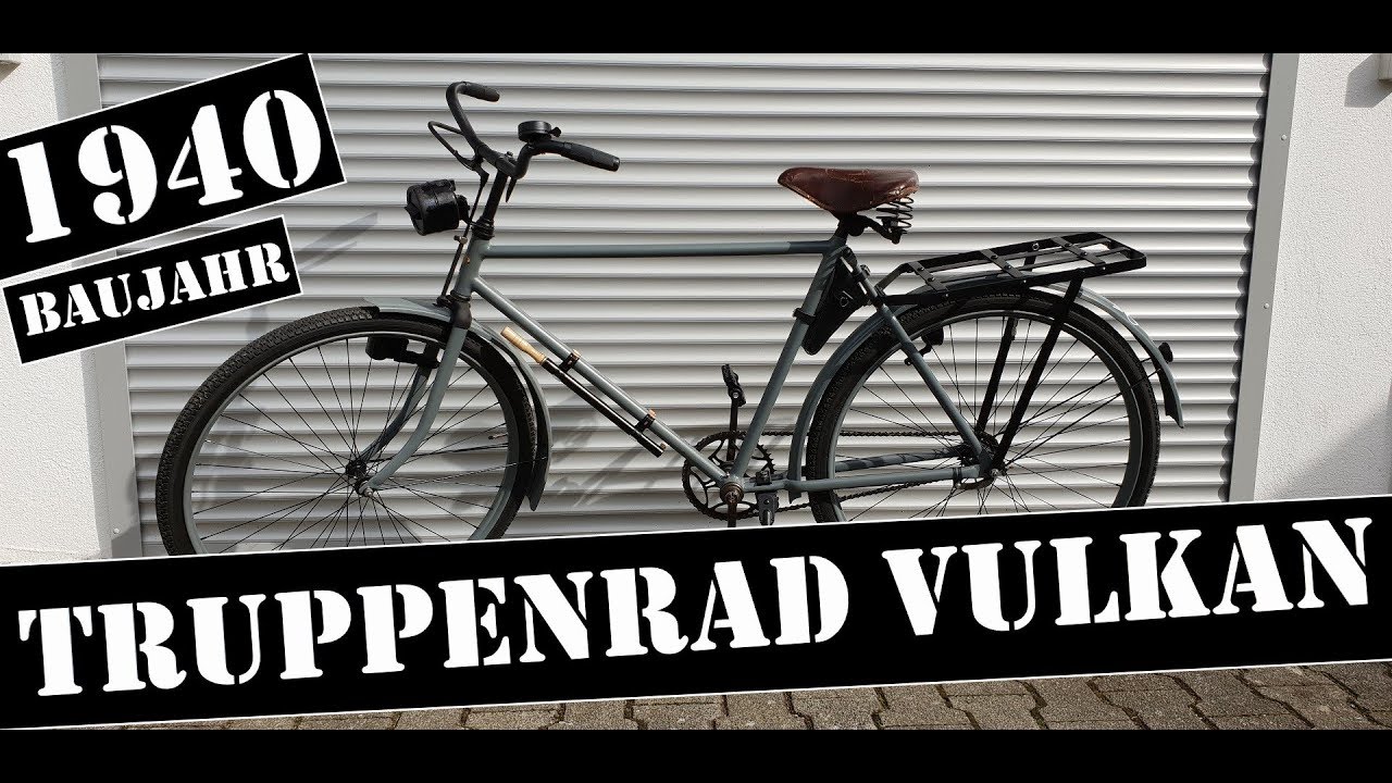 Truppenrad Vulkan Baujahr 1940 | Oldtimer Fahrrad der Wehrmacht | Fahrrad Restaurierung
