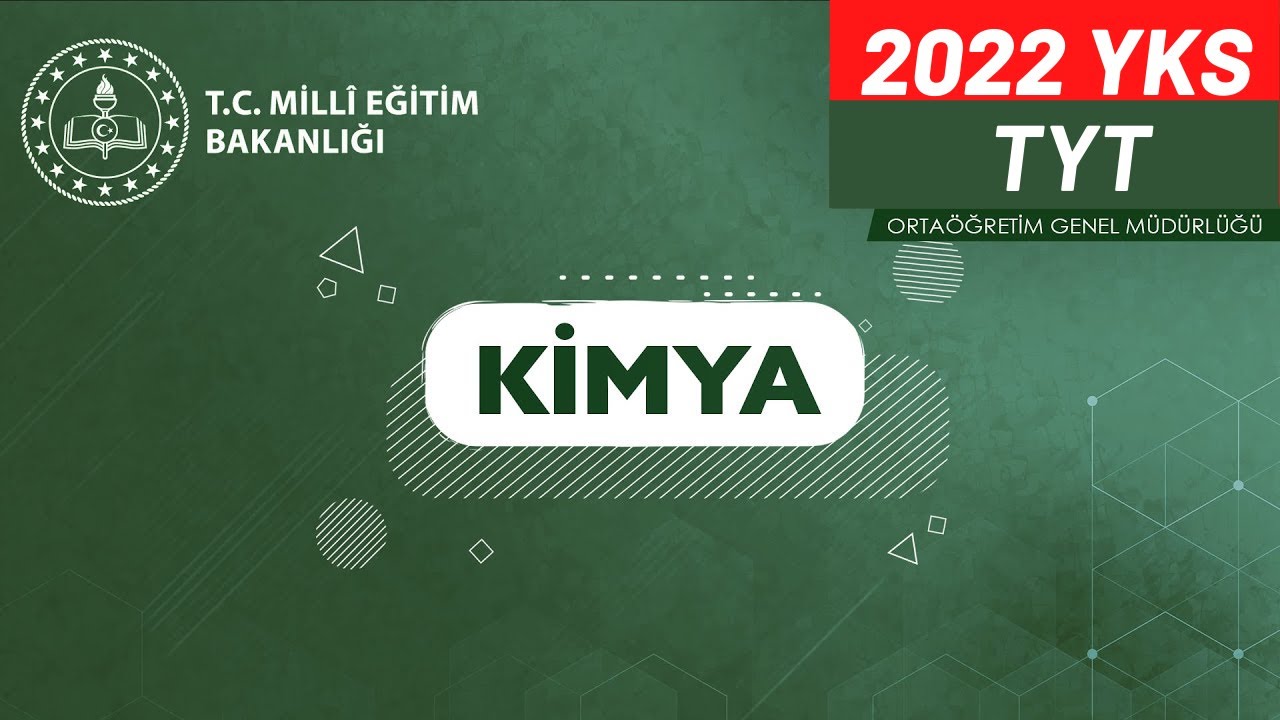 2022 Kimya (TYT) YKS Kampı Soru Çözümü-1 (Kimya Disiplinleri ve Kimyacıların Çalışma Alanları