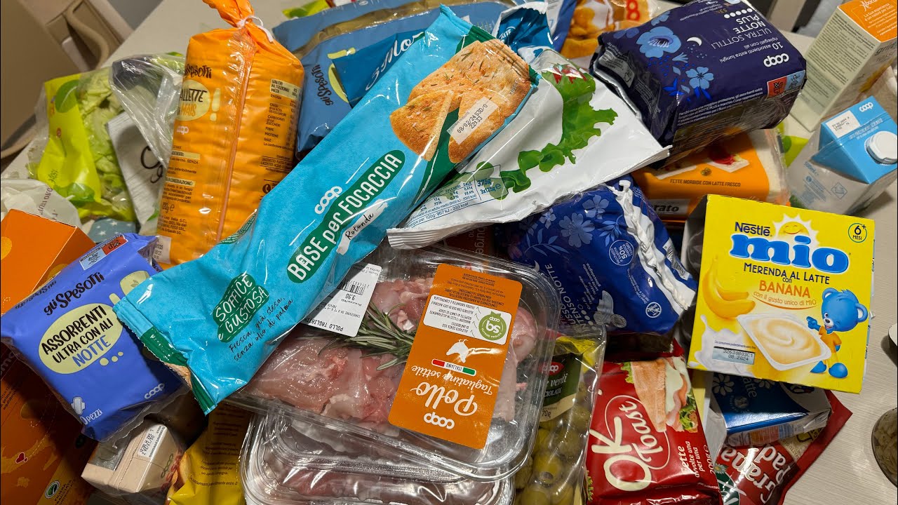 SPESA SETTIMANALE COOP 143€