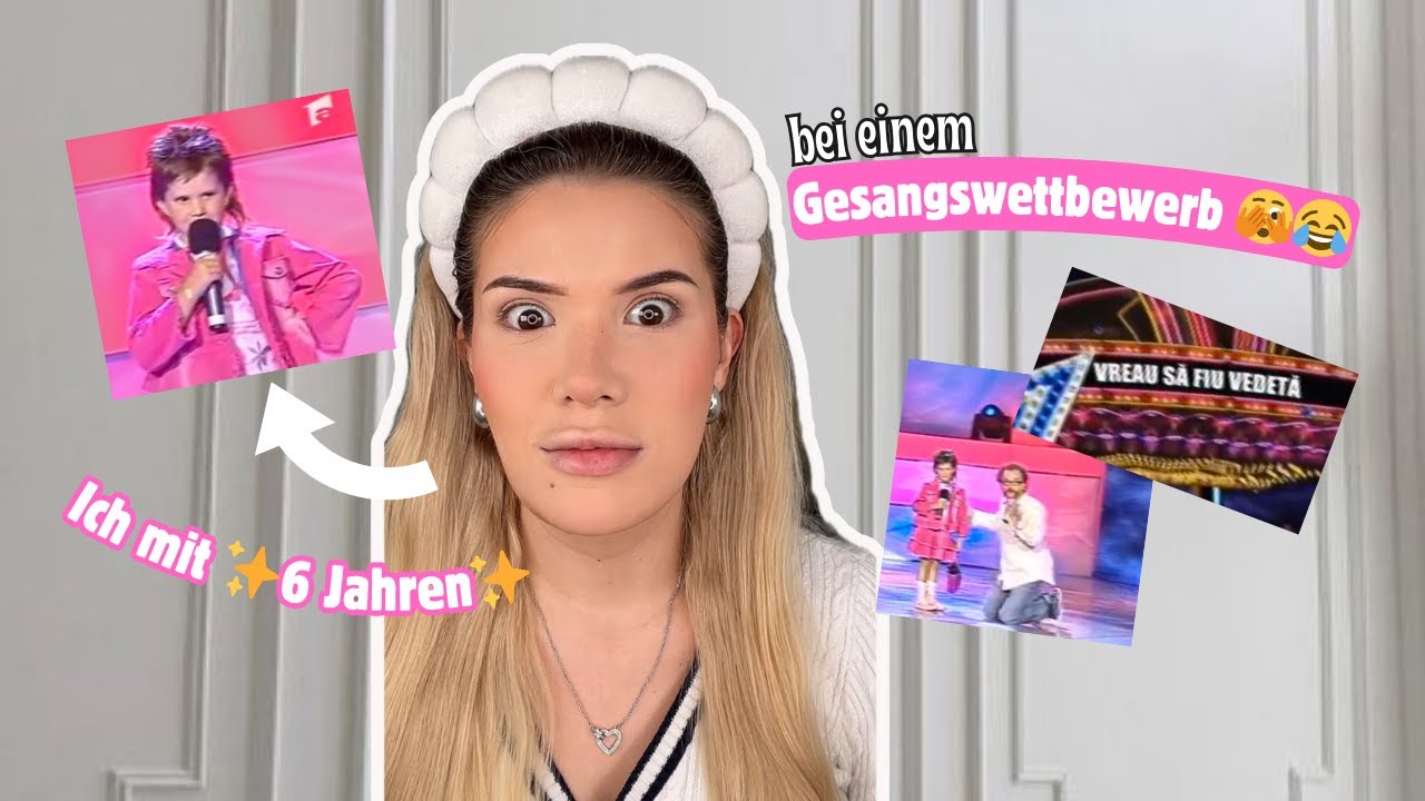 Ich hab mit 6 Jahren bei einer Gesangsshow im TV gesungen 😳😂 I voller Auftritt (Vreau sa fiu Vedeta)