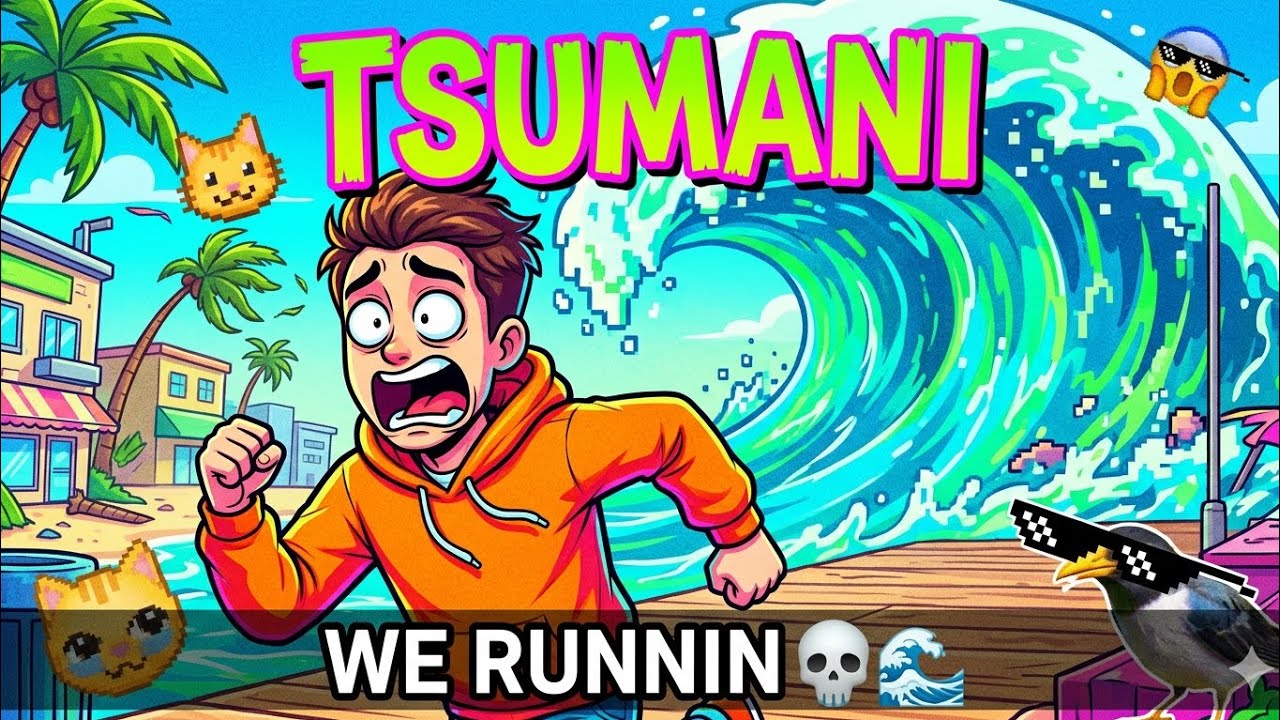 Playing escape tsumani for brainrot part 3