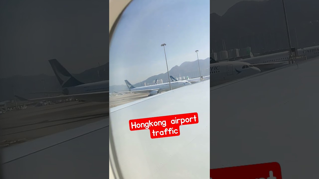 #hongkong #asia #travel #hongkonairport #airporttraffic