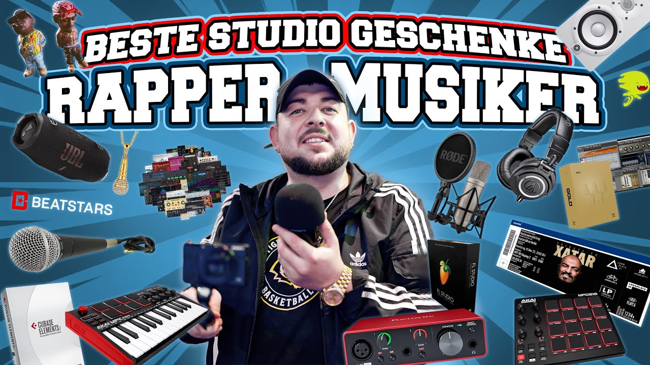 Das beste STUDIO Equipment 2026 für Einsteiger! 🇩🇪 | Geschenke für Rapper, Musiker, Hip-Hop Producer