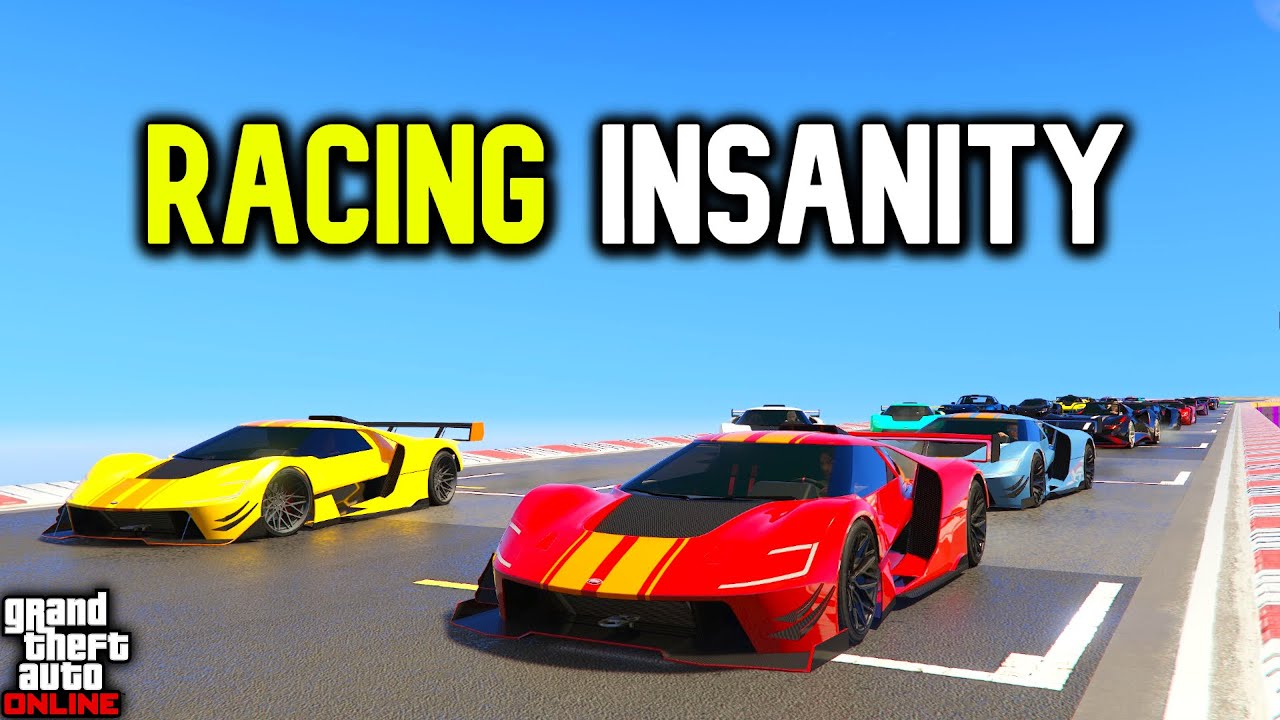 FULL LOBBY STUNT RACING In GTA Online!