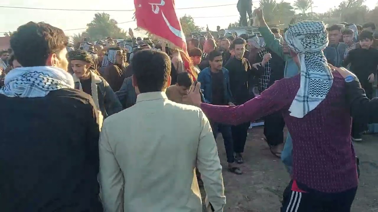 حضور الشيخ الدكتور عبود ال حجي وحيد شيخ قبيلة ال عيسى في فاتحة شيخ عشيرة ال جحيش في النجف الاشرف (1)