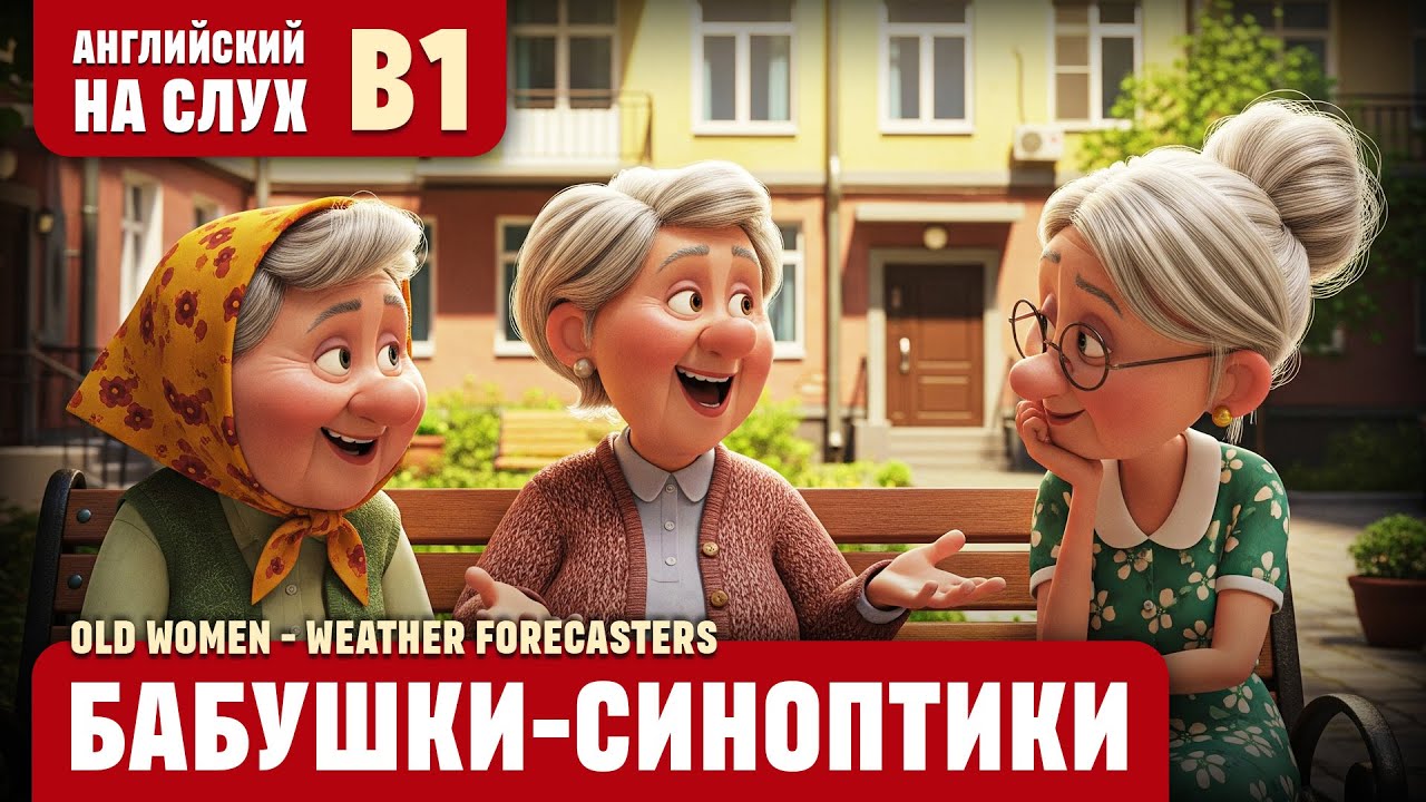 Бабушки - синоптики. Веселый рассказ (уровень B1). Английский на слух.