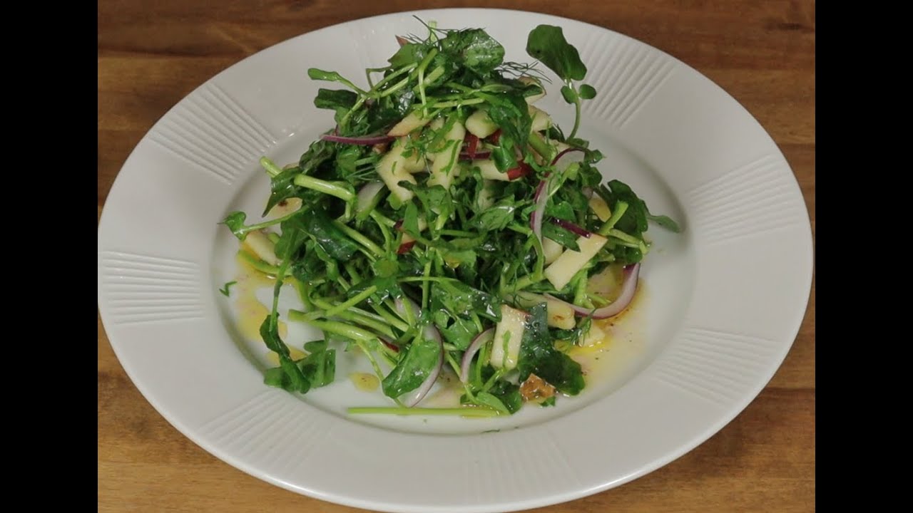 Ensalada de Berro con Manzana / Watercress Salad with Apple