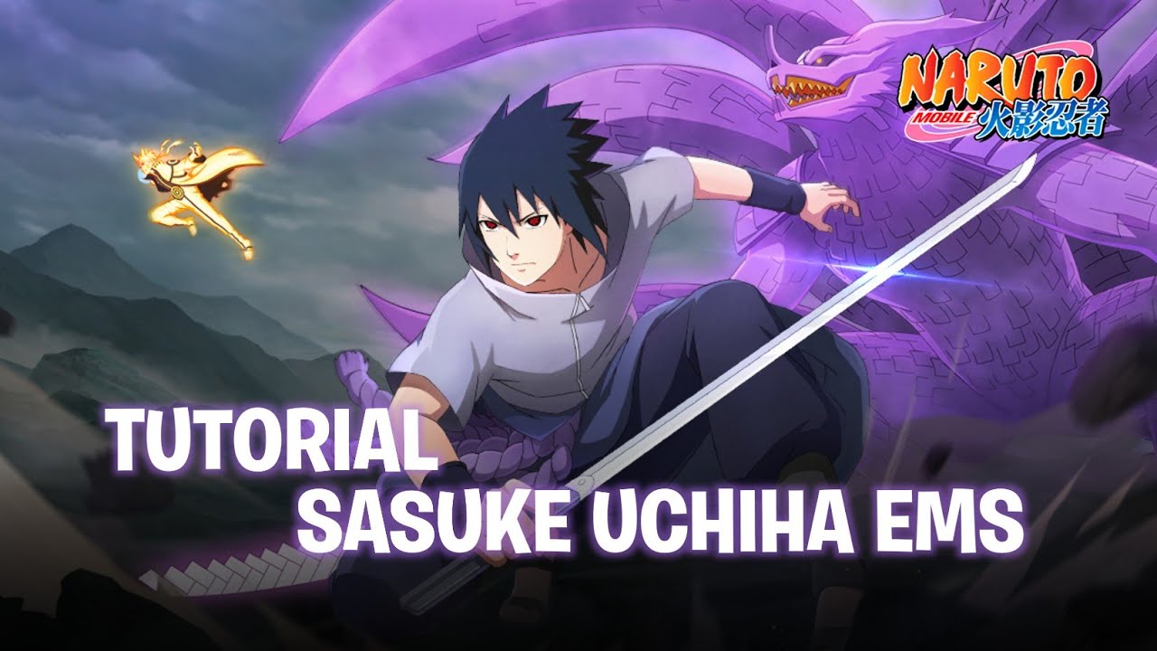 TUTORIAL SASUKE UCHIHA EMS & GAMEPLAY | Naruto Mobile Fighter Tencent 