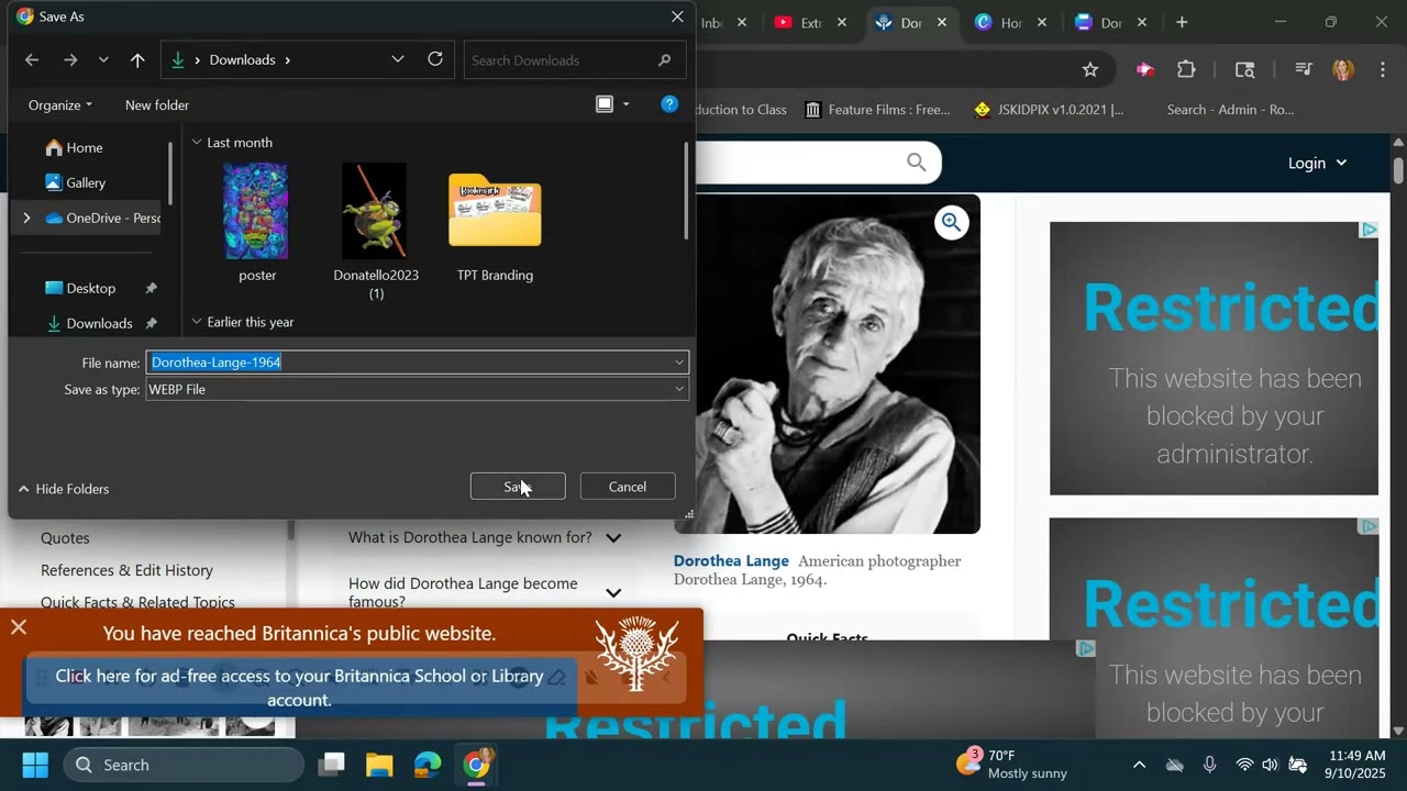 Photographer Research - Designing a Poster in Canva