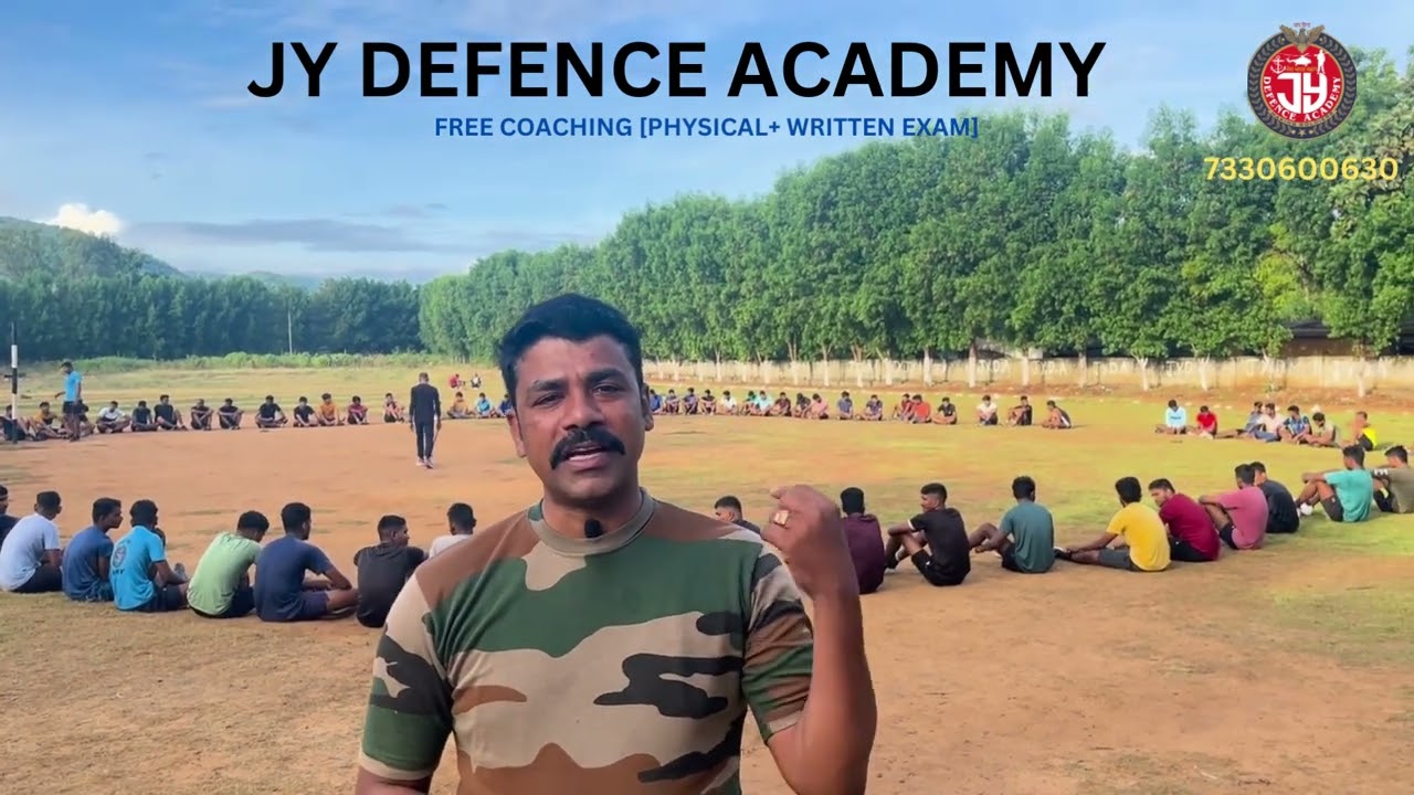 JY DEFENCE ACADEMY GIVING FREE COACHING TO UNIFORM SERVICES[SSC GD,AGNIVEER ARMY,NAVY,AIRFORCE]