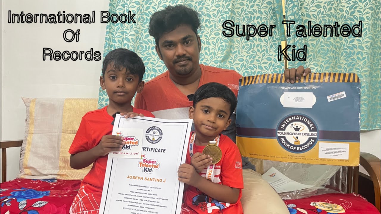International Book Of Records  | Super Talented Kid | 100  Basket Ball Tapping in 57 sec |