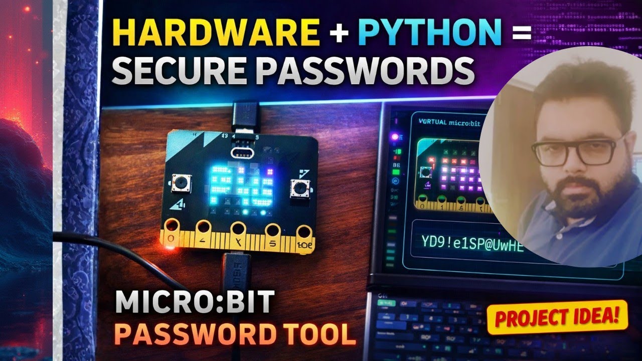 Hardware-Based Password Generator using BBC micro:bit and Python | Project Idea
