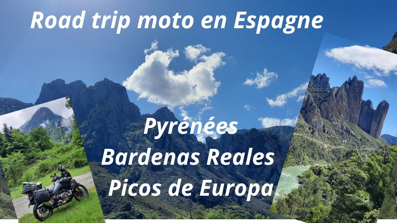 Road trip moto en Espagne. Les Pyrénées, les Bardenas Reales et les Picos de Europa avec ma CRF1100L