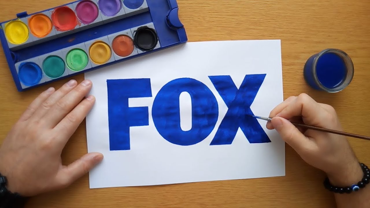 How to draw the Fox logo