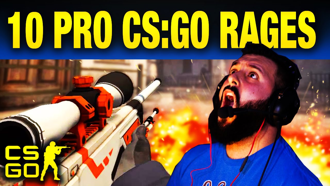 Top 10 Craziest Pro Rage Moments In CS:GO History