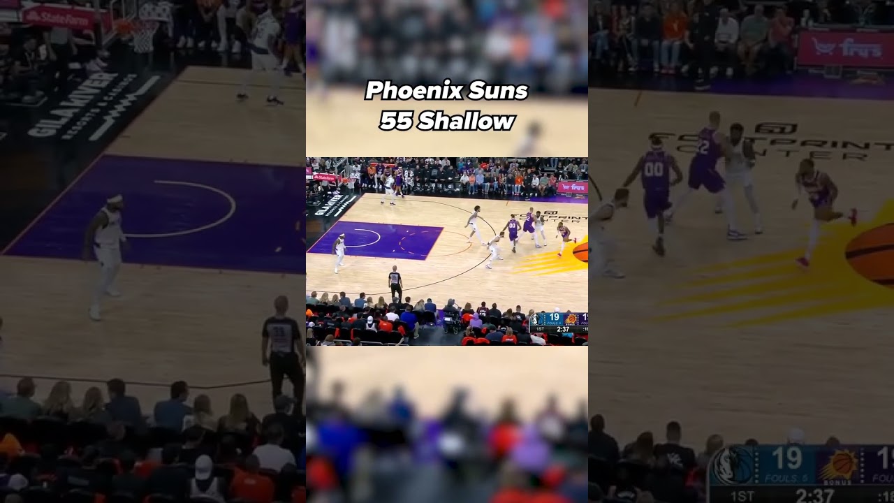 Phoenix Suns - 55 Shallow #NBA #BasketballPlays #BasketballSet