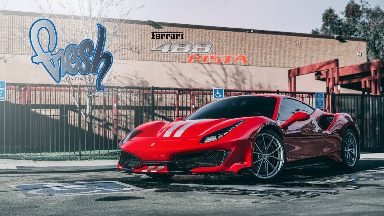 Ferrari 488 Pista: What is the process of Window Tint?