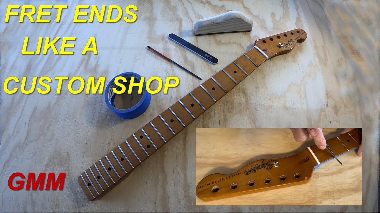 How to dress sharp fret ends. Easy simple tools.