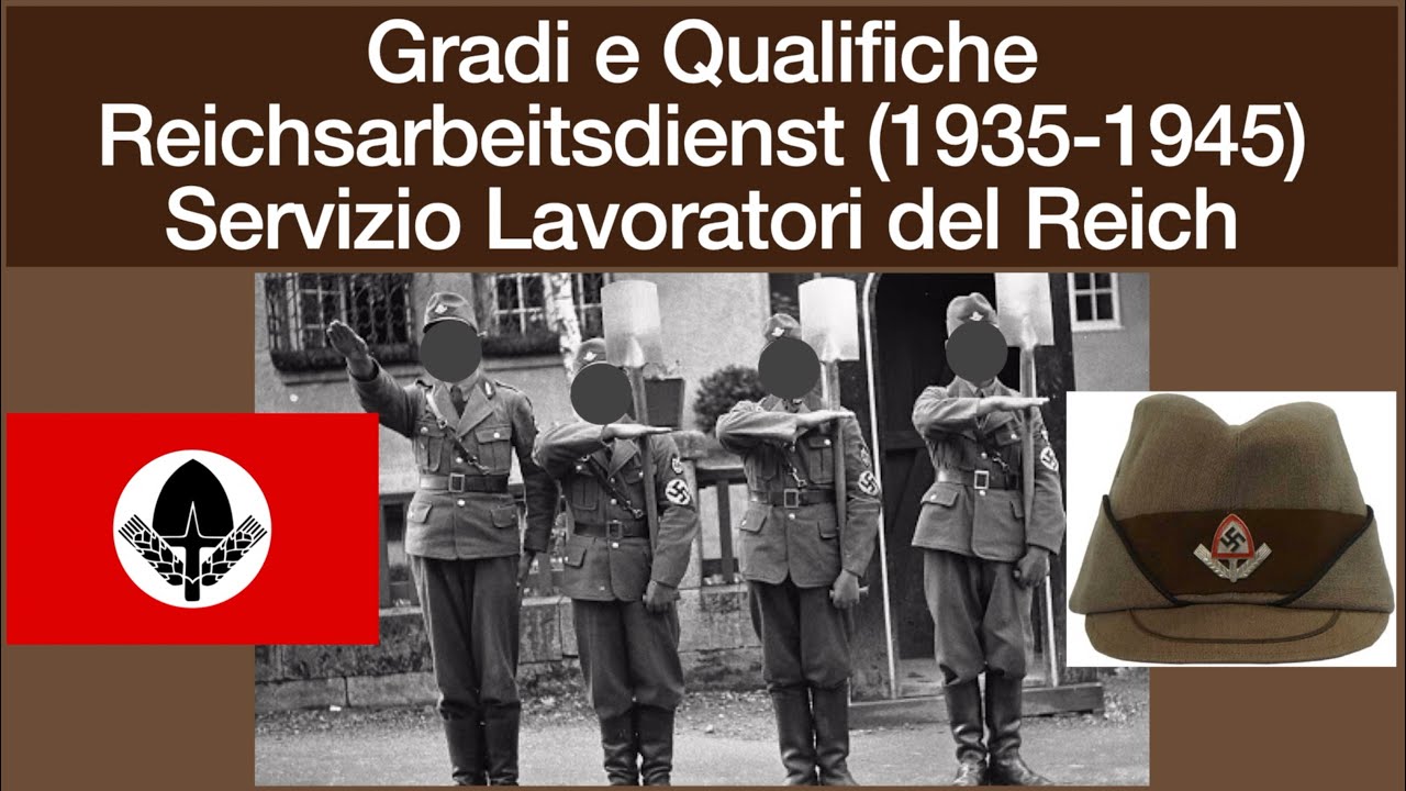 Gradi e Qualifiche Servizio Lavoratori Tedeschi (1935-1945) - Spallina