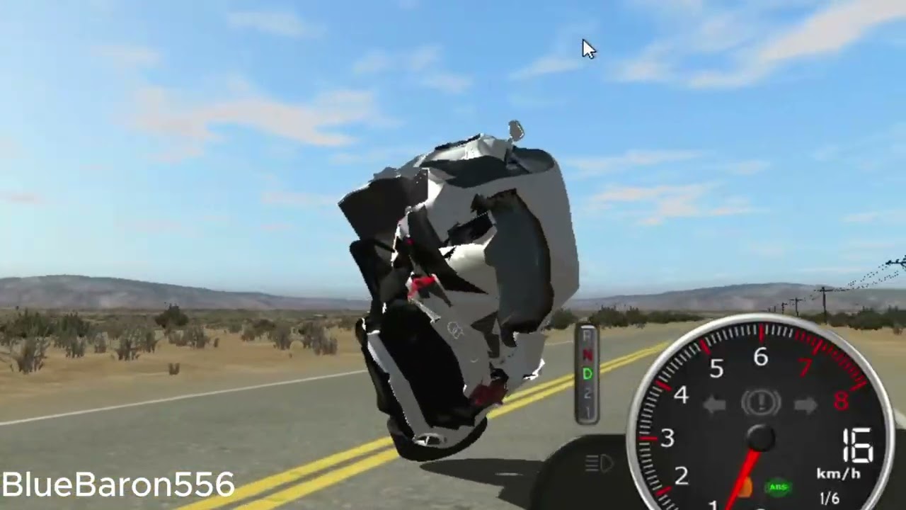 Rigs of Rods - Highspeed, Loss of control & Rollover Accidents #4