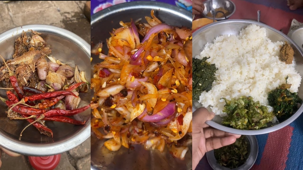 এফতারিতে খুদের ভাত আর বিভিন্ন রকম ভর্তা খেলাম 