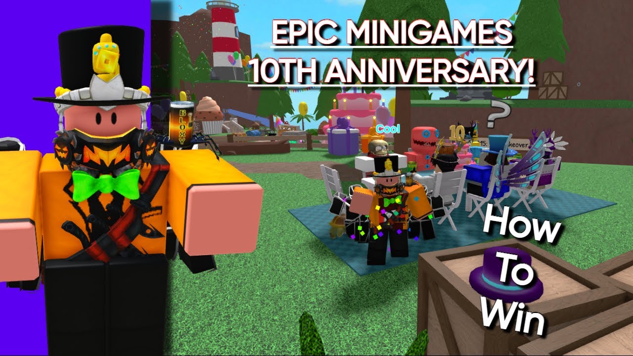 HOW TO COMPLETE THE EPIC MINIGAMES 10TH ANNIVERSARY! (+ LIMITED TIME CODE)