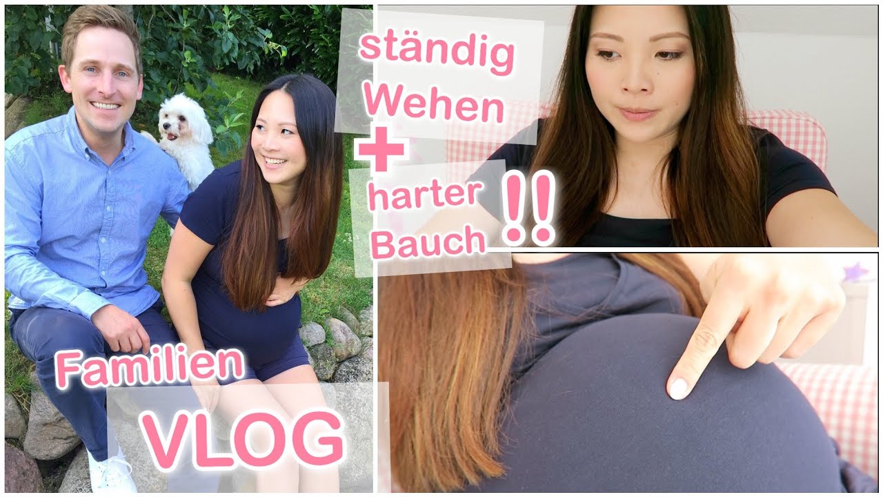 STÄNDIG WEHEN + HARTER BAUCH! GEHT ES LOS? 38 SSW - FAMILIEN VLOG | Mamiseelen