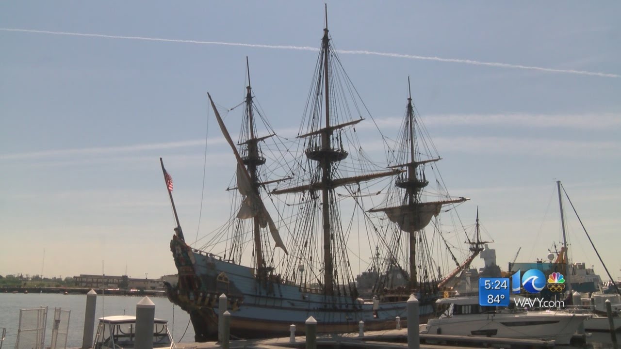 Tall ship docked in Portsmouth ahead of Harborfest