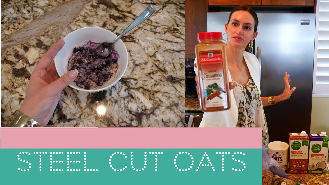 Quick steel cut oats | Easy MICROWAVE recipe
