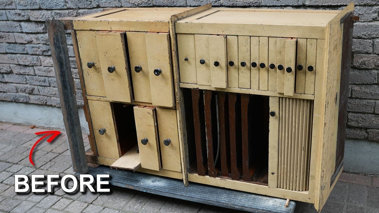 1900s Dental Cabinet Restoration... a RARE find!