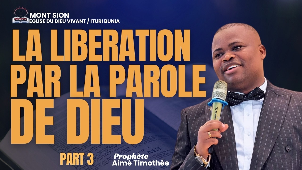 CULTE DOMINICAL DU 08 FEVRIER 2026. LA LIBERATION PAR LA PAROLE DE DIEU.
