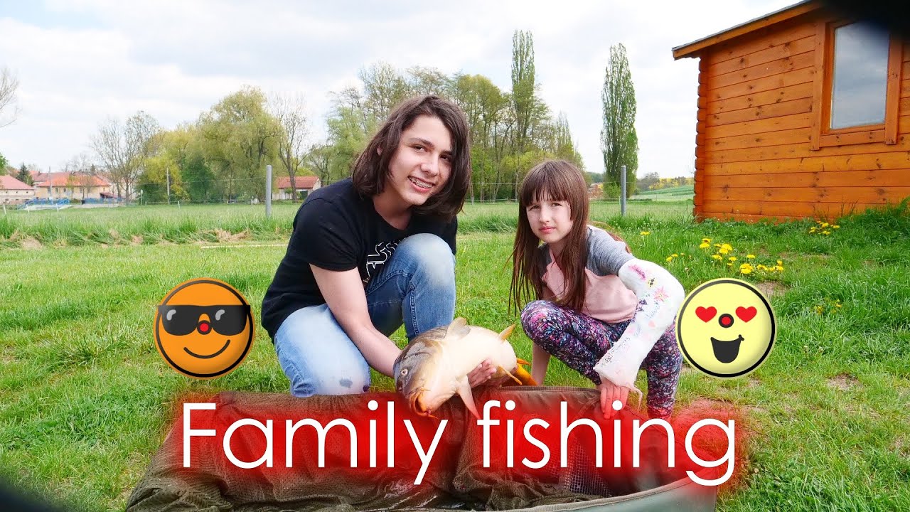 Carp fishing caught in the pond 