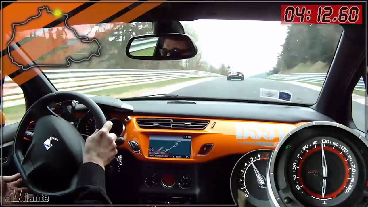 Citroen DS3 Racing en Nurburgring con pique incluído (BMW 135i)
