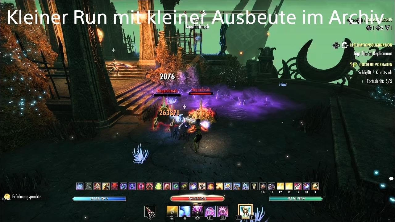 The Elder Scrolls Online Kleiner Run mit kleiner Ausbeute im Archiv