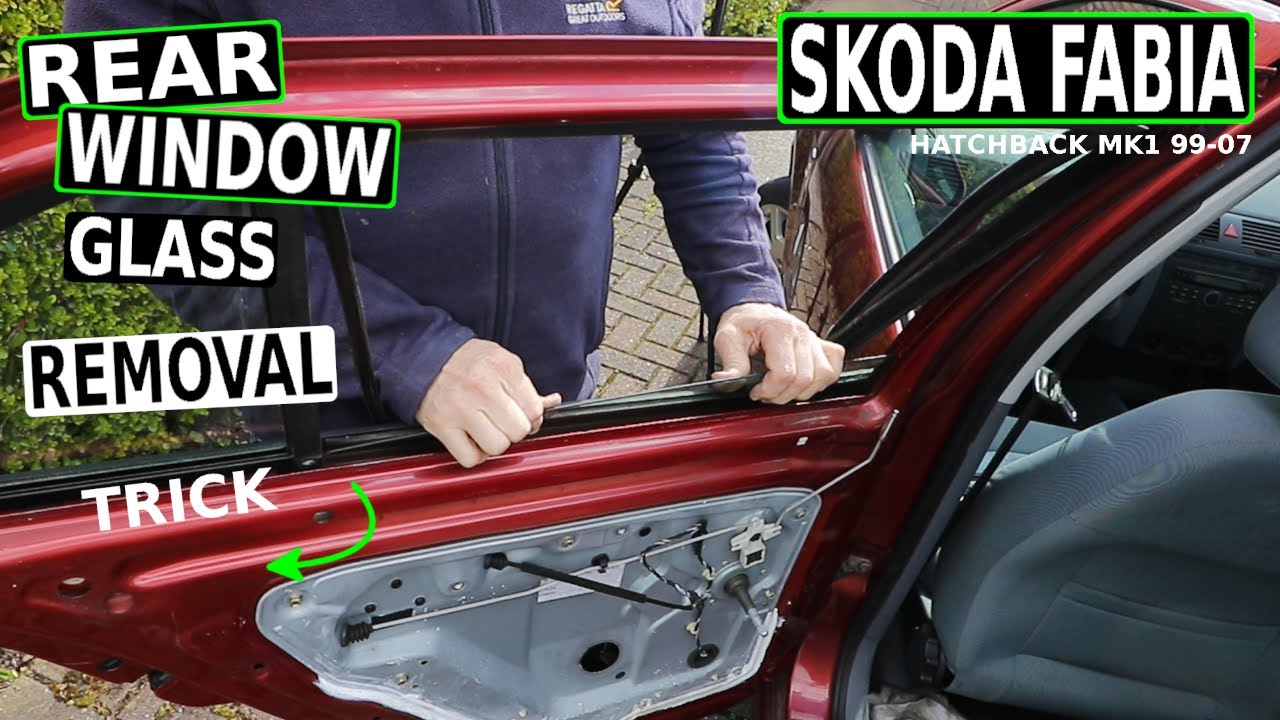 Стекло заднего окна SKODA FABIA (MK1 99-07)