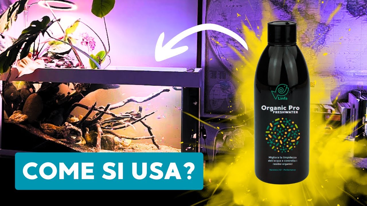 Linfa Organic Pro rende facile la gestione dell&rsquo;Acquario Habitat - ecco dosi e frequenza!