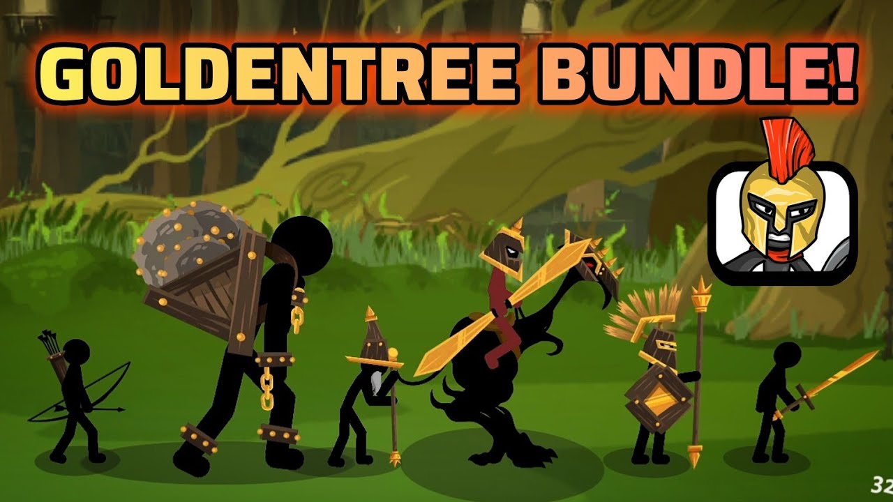 I Bought The New GoldenTree Skin Bundle! Playing With New Skins On 2v2! Stick War: Saga New Update