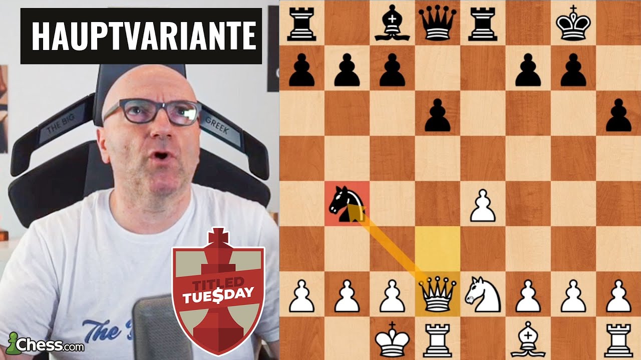 TBG spielt die Hauptvariante aus seinem Kurs über die Wiener Partie