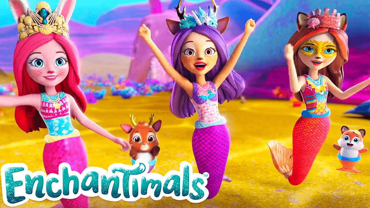 Enchantimals Royals Ocean Kingdom | Bree, Danessa, & Felicity's Ultimate Mermaid Makeover!🧜‍♀️ Ep. 1