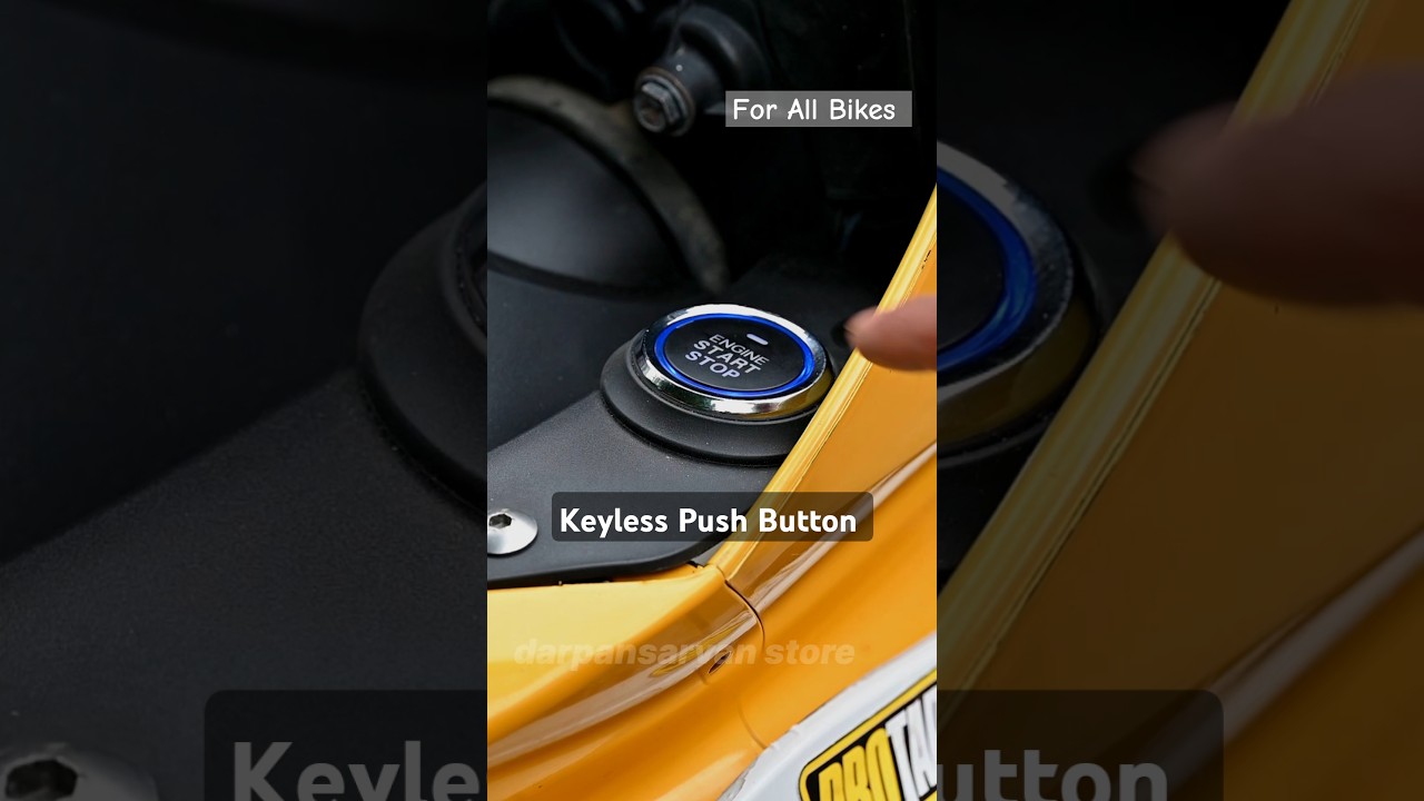 HJG keyless Push Button Start For All Bikes Cars #keyless #remotecontrol #pushbutton #bikekey
