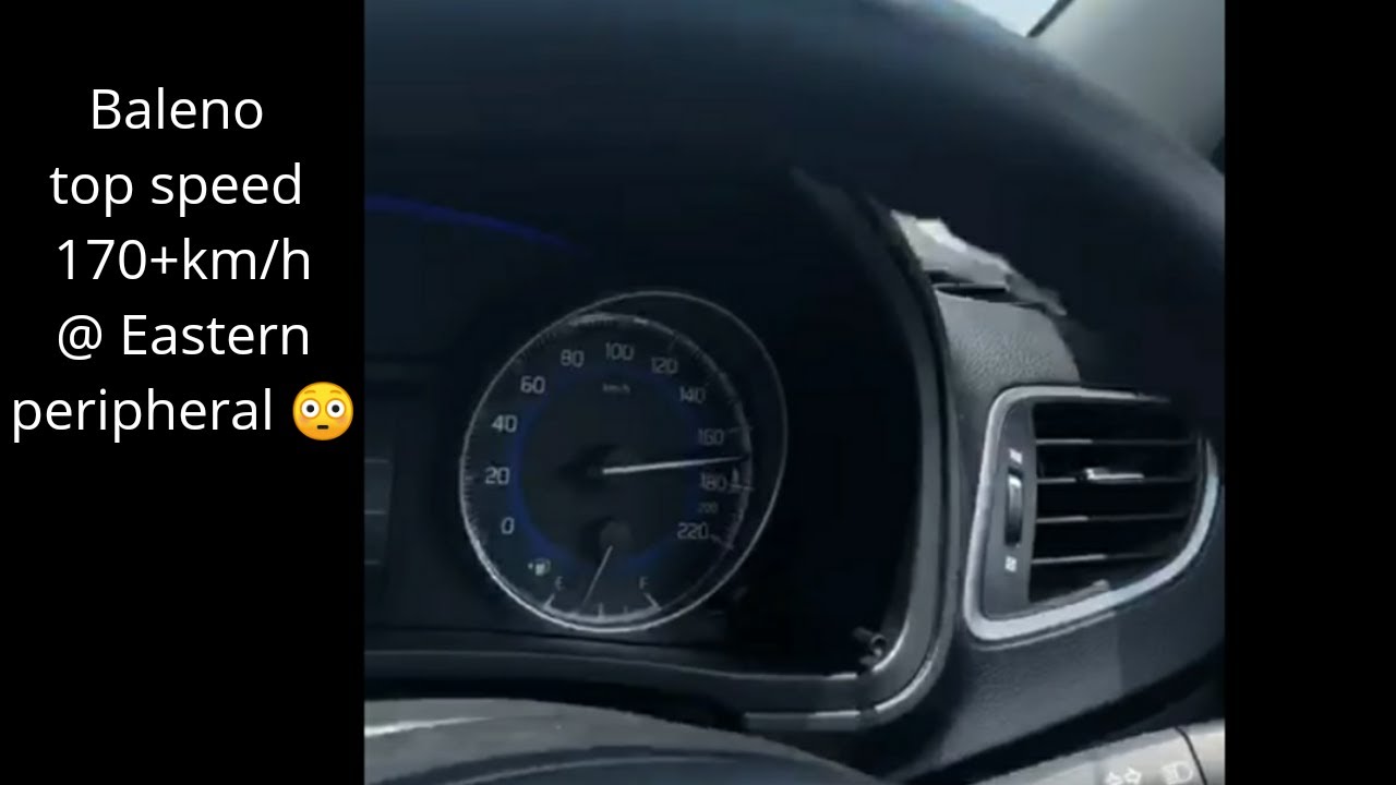 Maruti Suzuki Baleno Top Speed Petrol 170+km\h