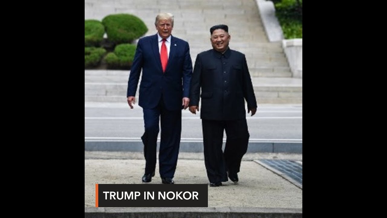 Трамп впервые в истории вторгся в Северную Корею