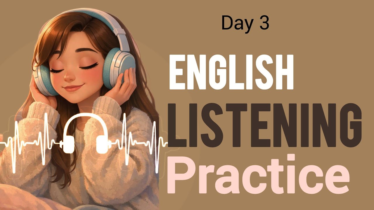 Day 3 Listening Practice | Daily English with me | Shadowing Practice session.