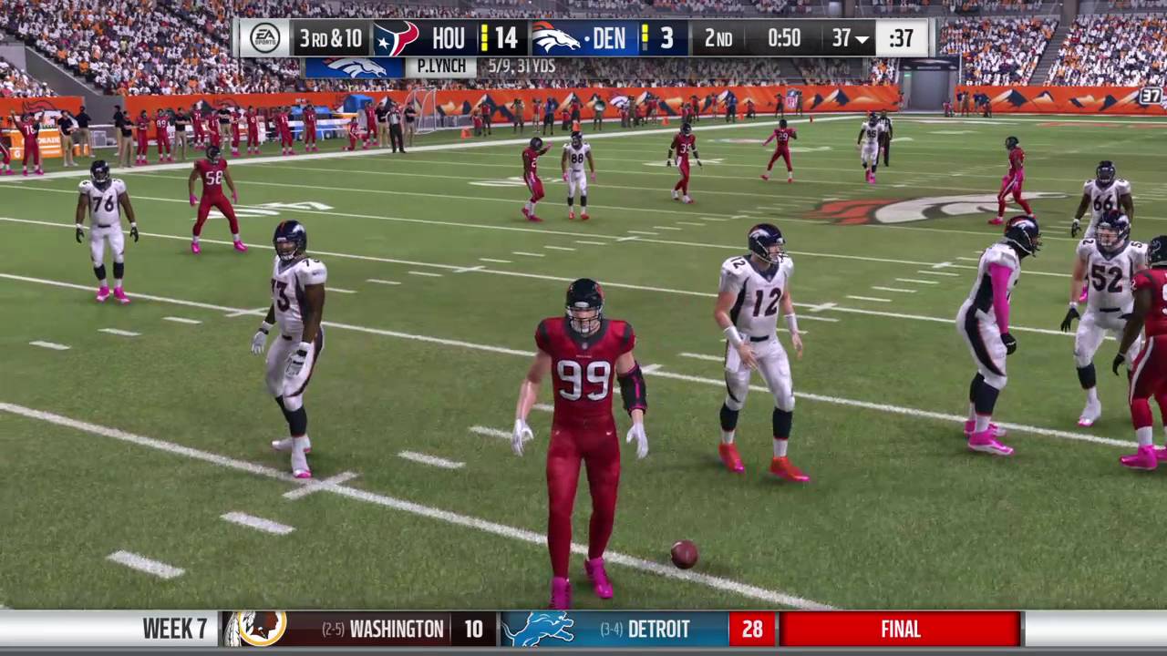 Madden 17 | JJ WATT REAL LIFE LIKE PLAYS!!!