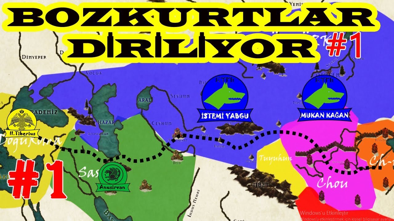GÖKTÜRK TARİHİ 542-581 || Bumin Kağan-İstemi Yabgu-Mukan || Çin,Sasani,Bizans 1.Bölüm