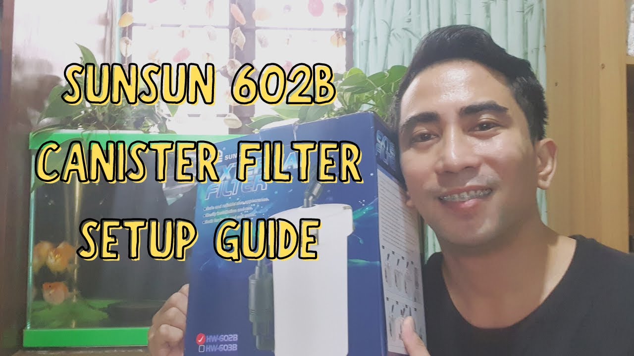 SunSun HW-602B Canister Filter | Perfect para sa 10–25 Gallon Aquarium | Katropapets