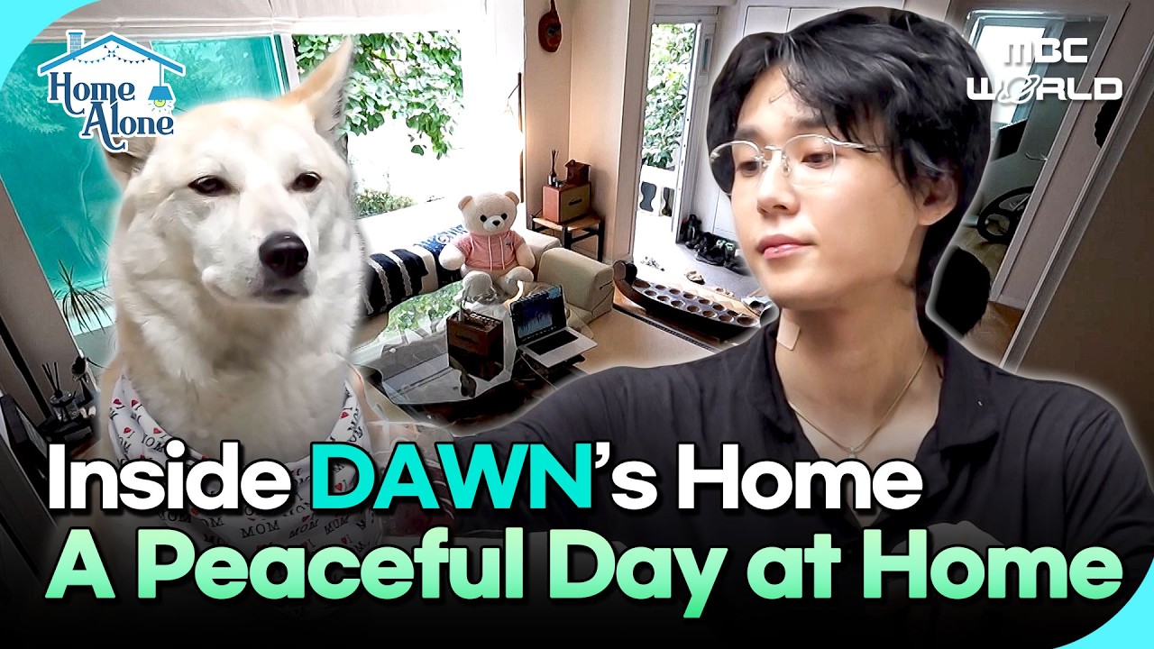 [K-POP] DAWN's Peaceful Solo Life: Breakfast, Workout & Dog Walk!🏠#Dawn #DailyLife