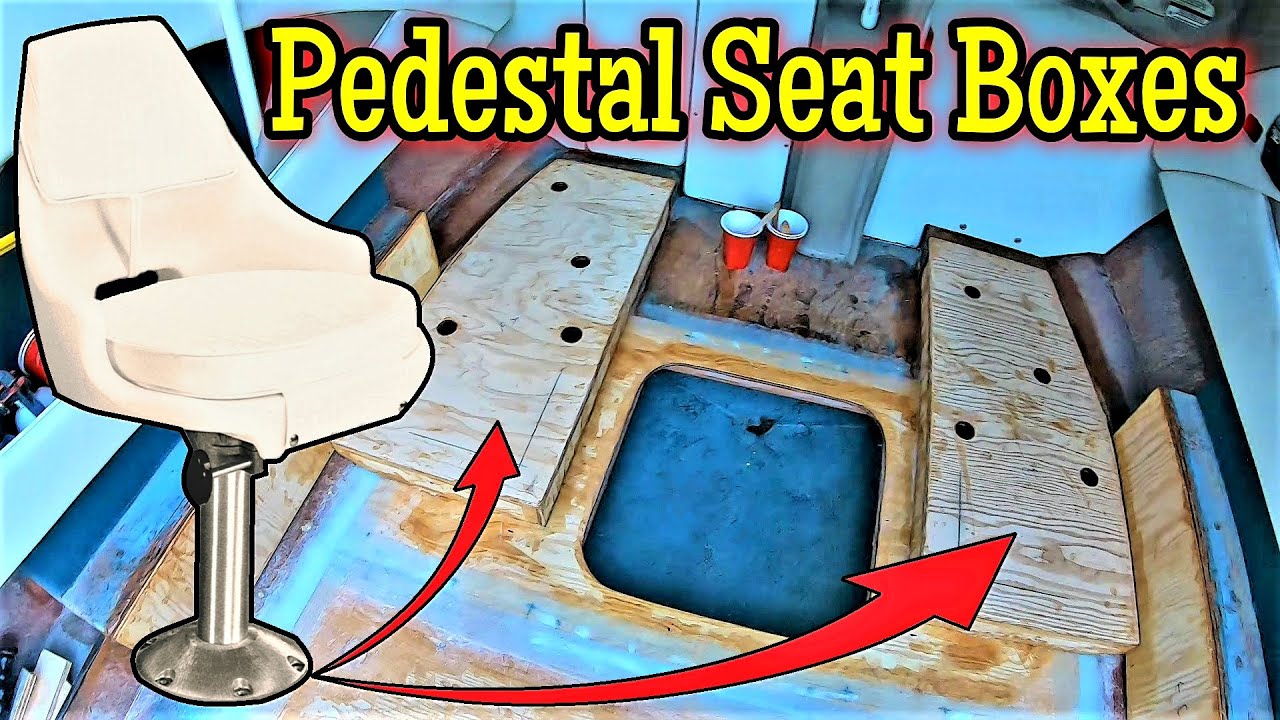 Pedestal Boat Seat Boxes / Base Build & Installation - Boat Restoration
